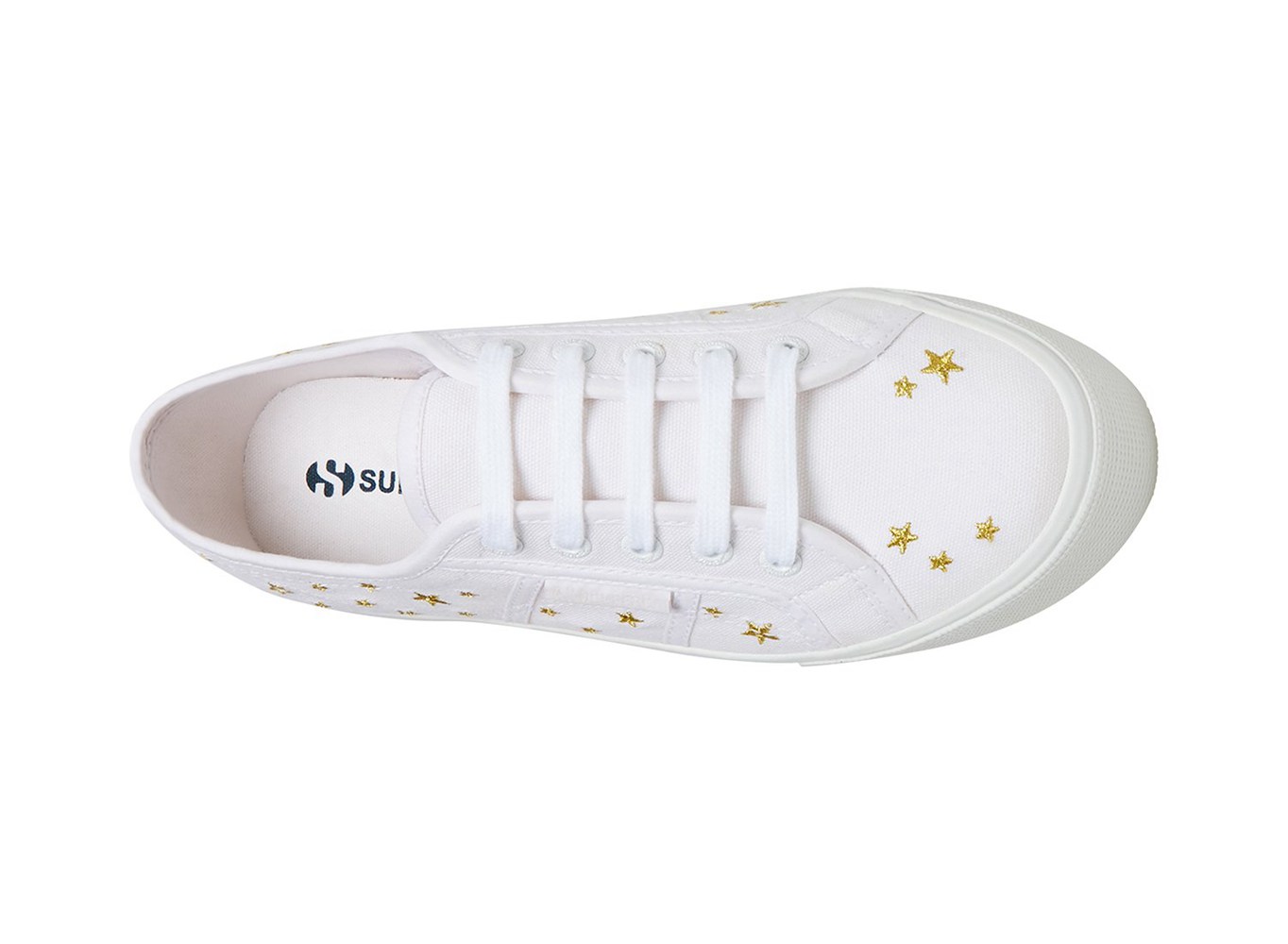 Platform Feminino Branco - Superga 2790 Embroidery - HLUJN-6270